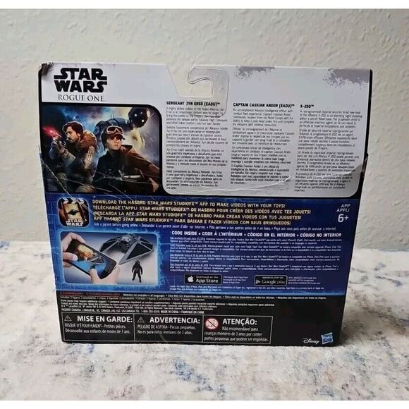 Star Wars Rogue One Sergeant Jyn Erso Captain Cassian Andor K-2SO NEW - Picture 4 of 6
